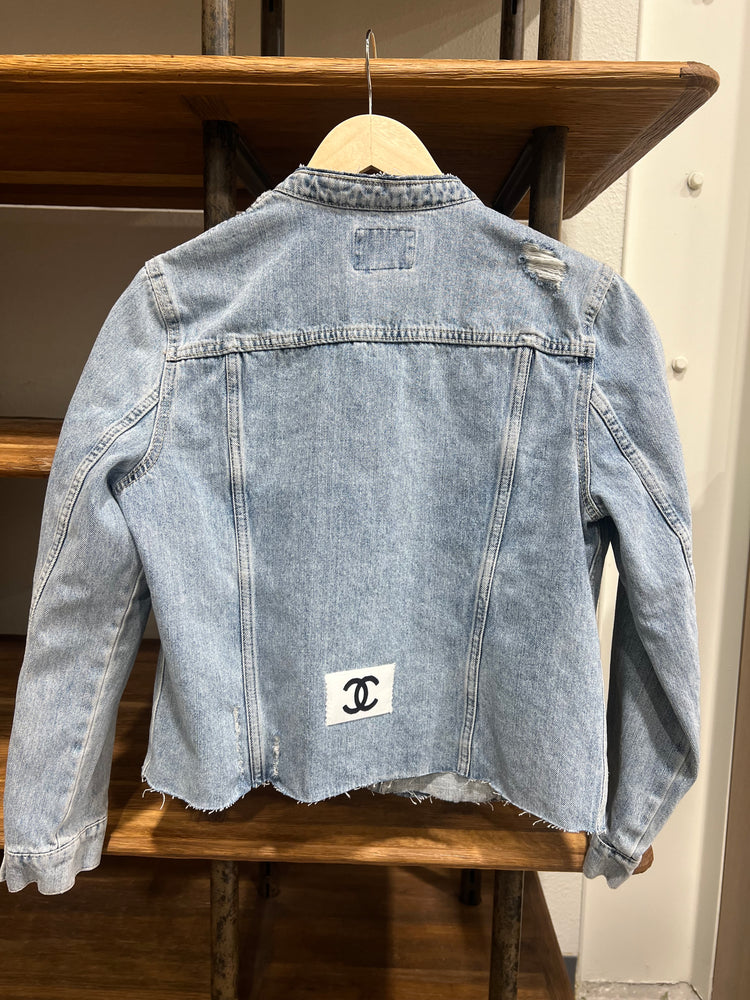 Jacket, Chanel (Small) Crystal Light Denim