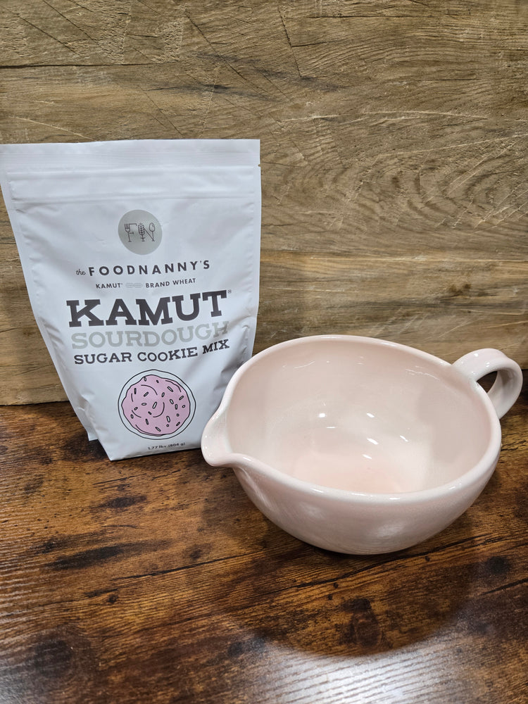 Bundle, Sourdough Sugar Cookie Mix & Peony Batter Bowl