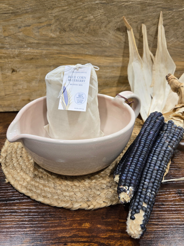 Kit, Kamut Blue Corn Muffin Mix & Peony Batter Bowl