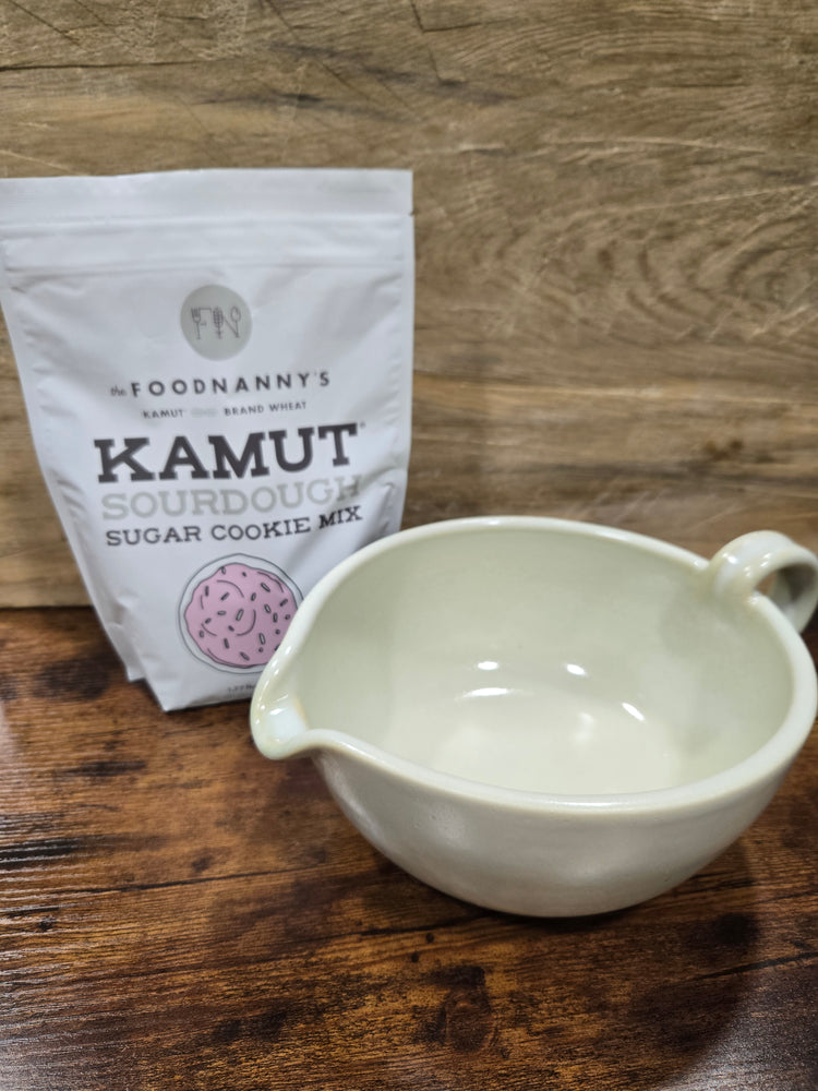 Bundle, Sourdough Sugar Cookie Mix & Rustic White Batter Bowl