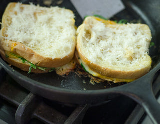 Romano-Crusted Grilled Cheese