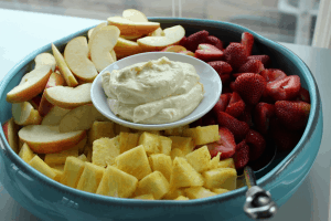 Citrusy Cream Cheese Fruit Dip
