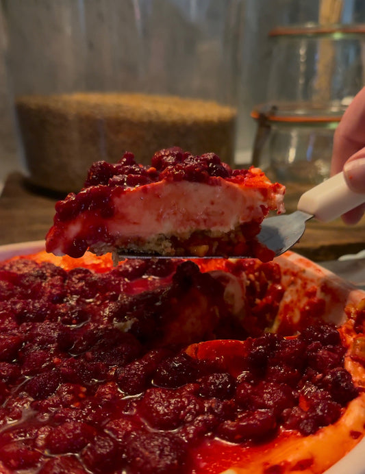 Raspberry Pretzel Pie