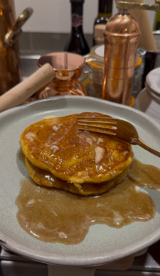 No-Mix Pumpkin Spice Pancakes