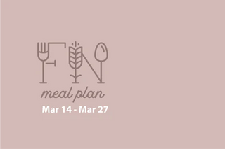 2 Week Meal Plan, Mar 14 - Mar 27
