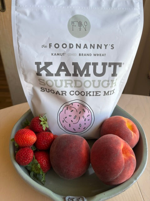 Utah Honey Peach & Strawberry Ice Cream Sugar Cookie Pie