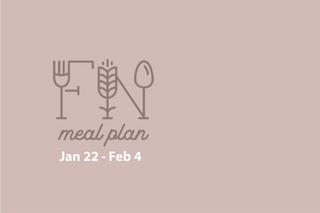 2 Week Meal Plan, Jan 22 - Feb 4