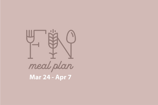 2 Week Meal Plan, Mar 24 - Apr 7