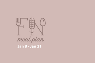 2 Week Meal Plan, Jan 8 - Jan 21