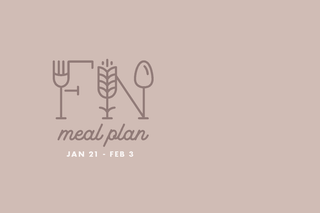 2 Week Meal Plan Jan 21 - Feb 3