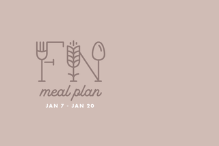 2 Week Meal Plan Jan 7 - Jan 20