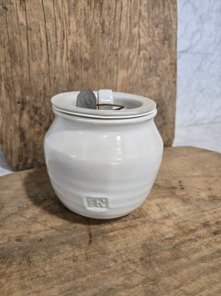 FN Salt Jar, Rustic White
