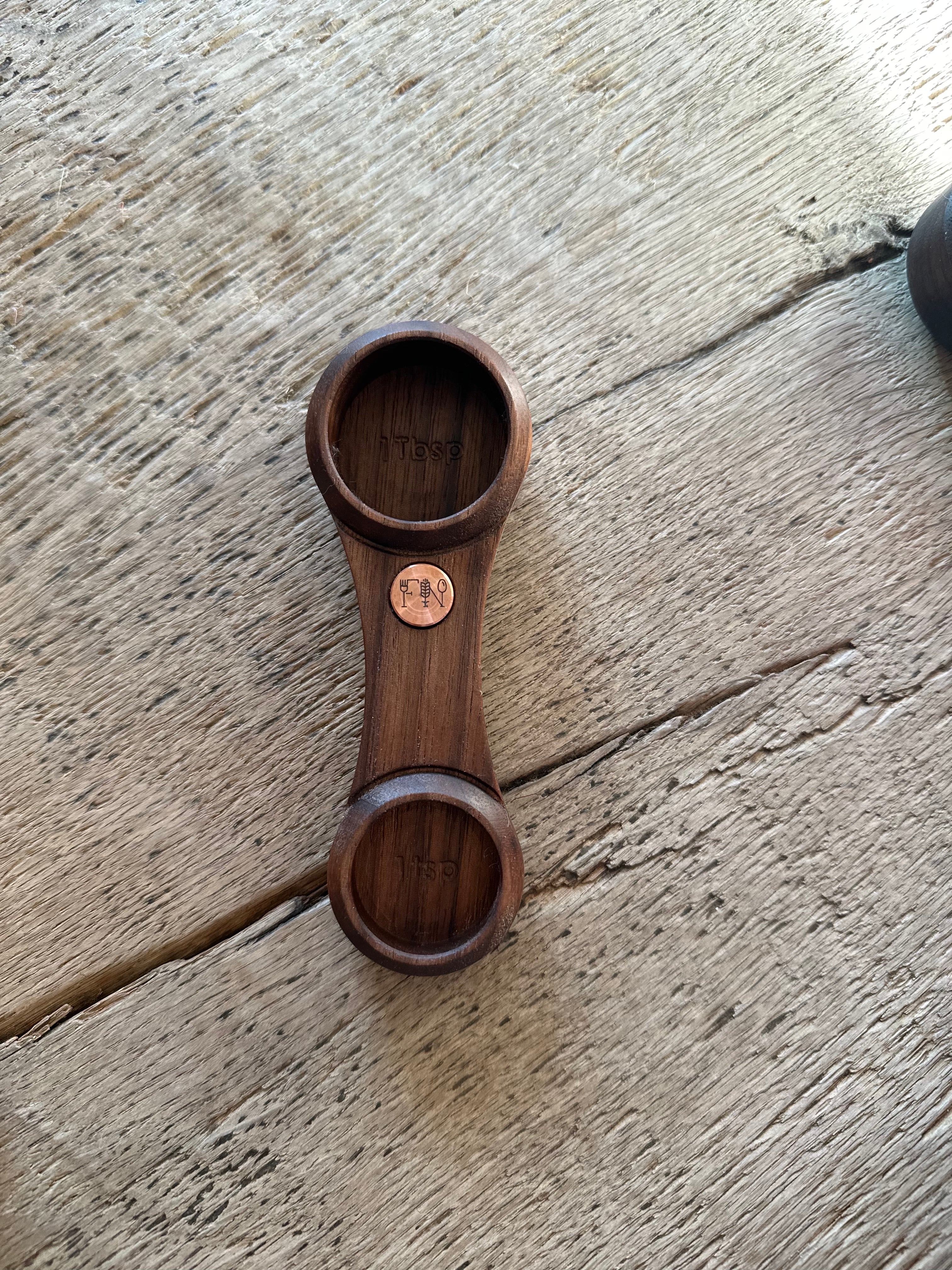 Walnut and Copper Measuring Spoons - Magnolia