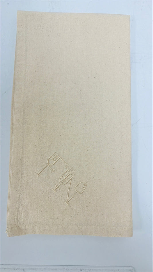 FN Dish Towel, Oatmeal w/oatmeal