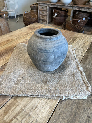 Pot, Grey/Black- Medium