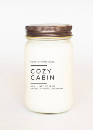 Candle, Cozy Cabin