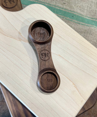 FN Measuring Spoon (4 in 1) Walnut, Engraved