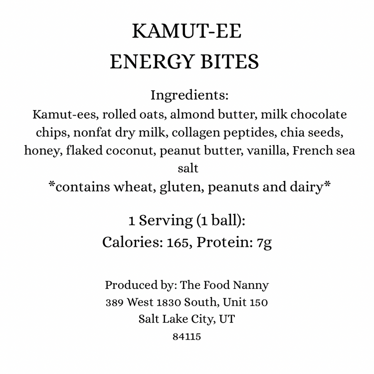Kamut-ees Energy Bites, 6 count (2-Pack)