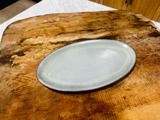 FN Platter, Oval Rustic Green