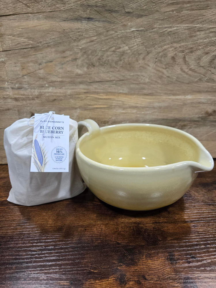 Bundle, Kamut Blue Corn Muffin Mix & Butter Batter Bowl
