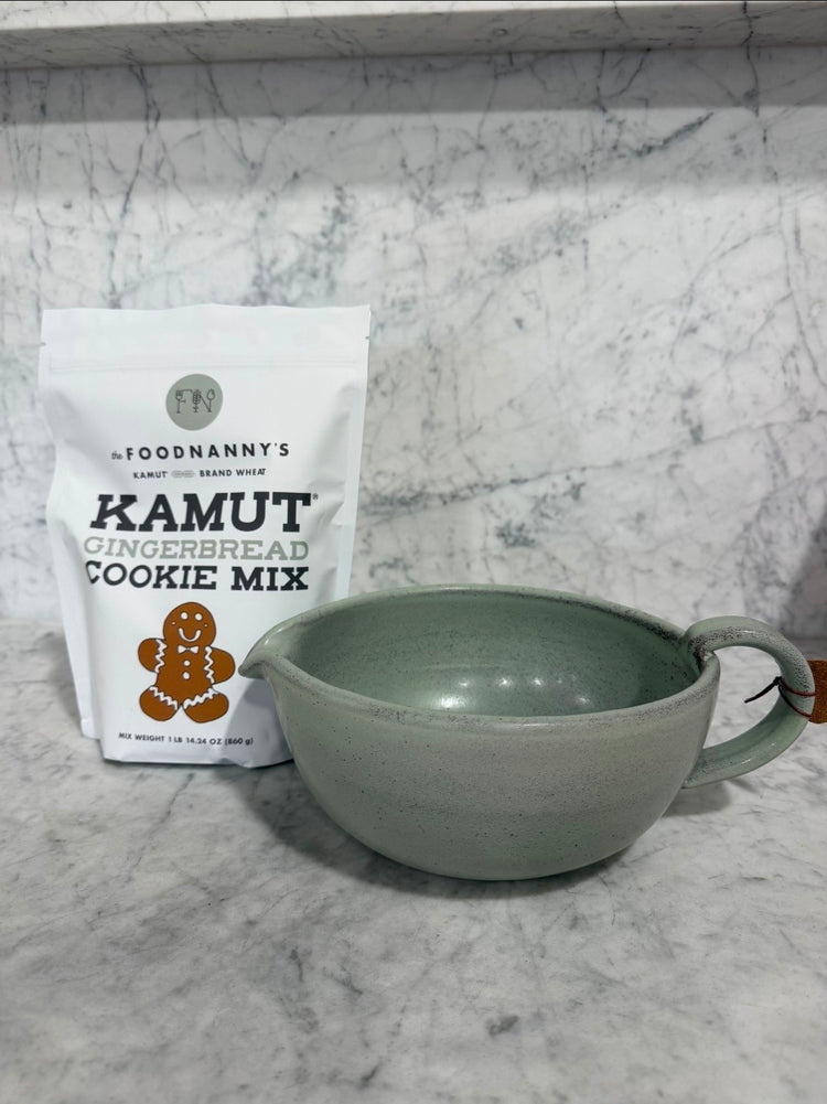 Bundle, Gingerbread Cookie Mix & Rustic Green Batter Bowl