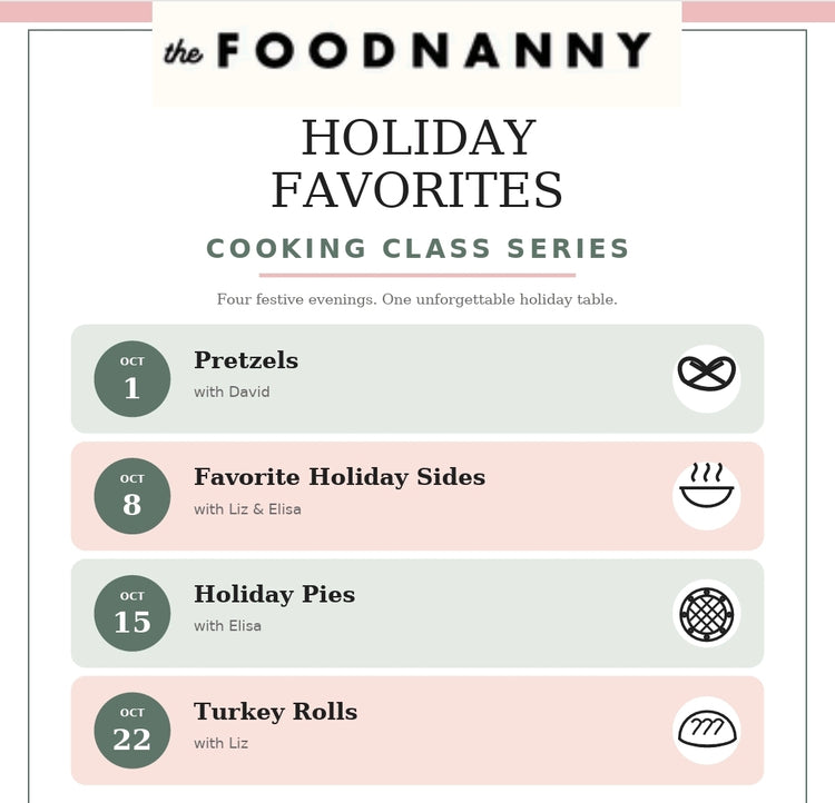 FN Cooking Class, Holiday Favorites Series, Holiday Pies