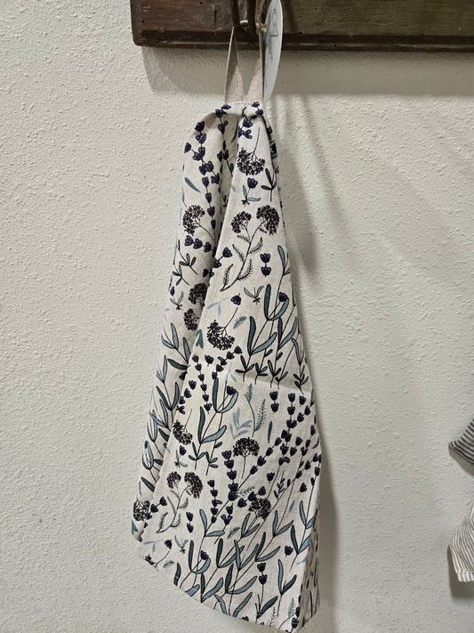 Towel, Linen Floral