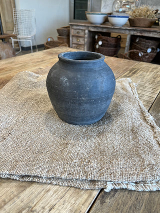 Pot, Grey/Black- Small