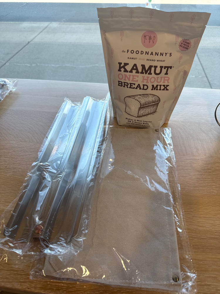 Father's Day Bundle (Bread Mix, Mini Baguette Pan, Stone Apron