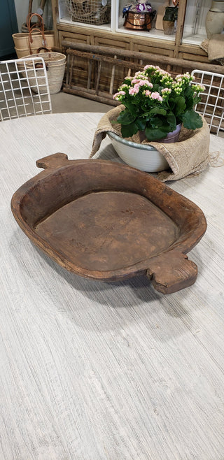 Bowl, Wood Flat- XL