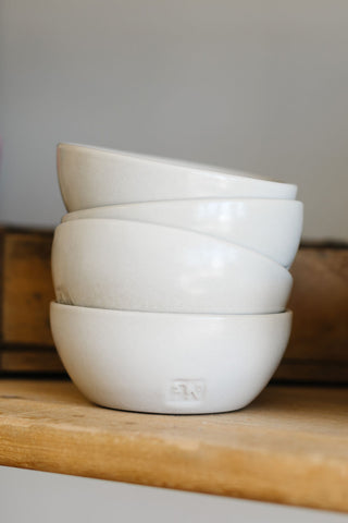 FN Cereal Bowl, Rustic White (4-Pack)