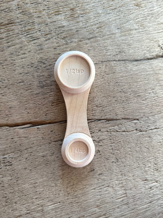 FN Measuring Spoon (4 in 1) Maple, Engraved