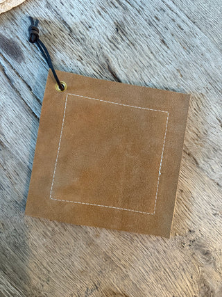 Hot pad, Italian Leather (Camel)