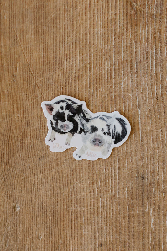 Sticker, Lottie & Dottie