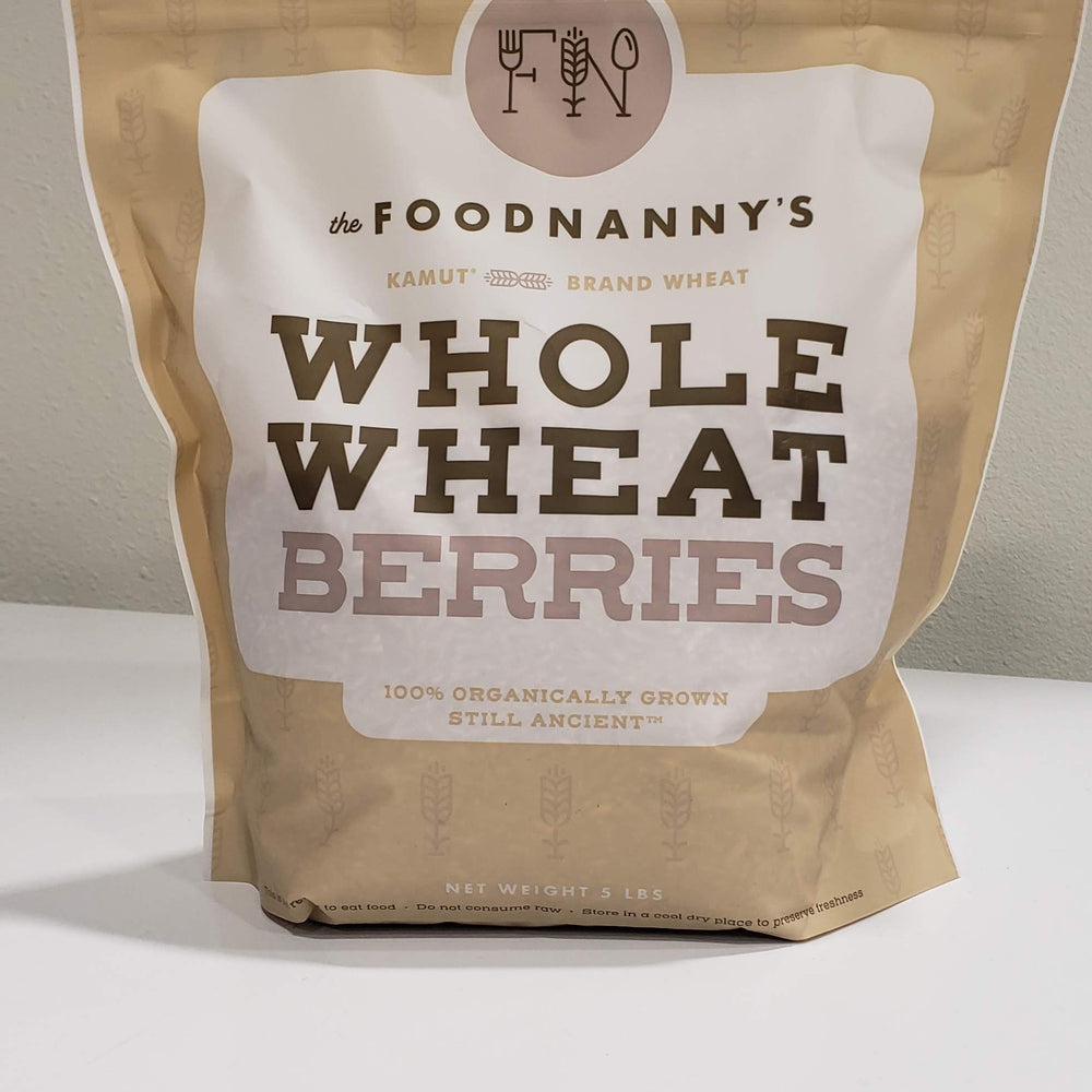 Kamut Whole Wheat Berries 5 lb bag The Food Nanny