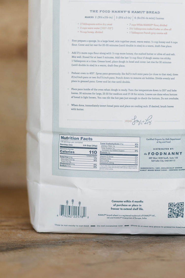 Kamut All-Purpose White Flour 10 lb bag