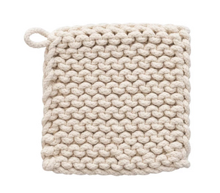 Pot Holder, Cream