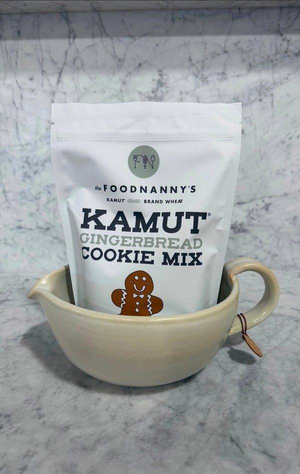 Bundle, Gingerbread Cookie Mix & Rustic White Batter Bowl