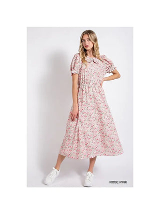 Dress, Marseille Pink Rose