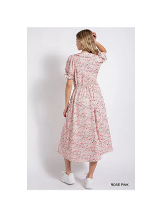 Dress, Marseille Pink Rose