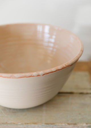 Mixing Bowl, MD White and Pink