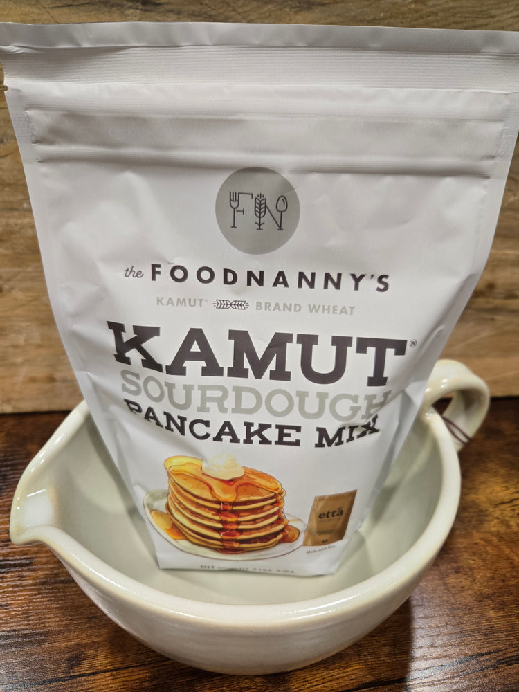 Bundle, Sourdough Pancake Mix & Rustic White Batter Bowl