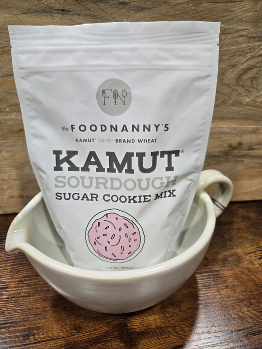 Bundle, Sourdough Sugar Cookie Mix & Rustic White Batter Bowl