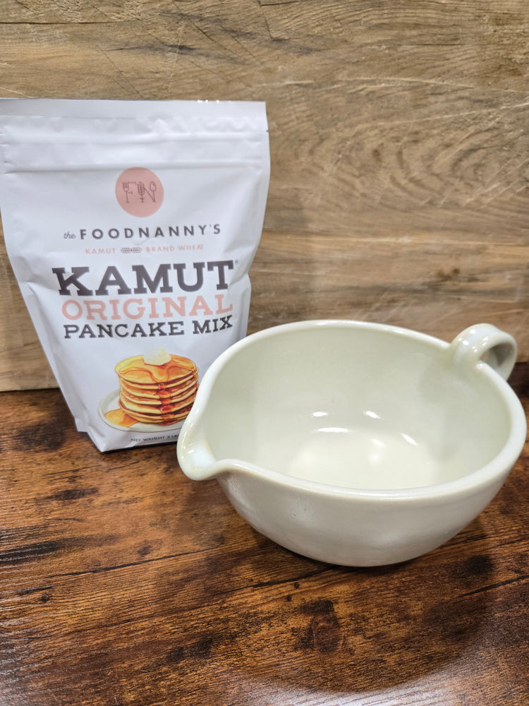 Bundle, Original Pancake Mix & Rustic White Batter Bowl