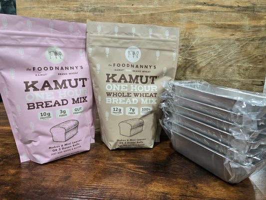 Kit, Kamut 1 Hour Bread Mix Bundle, Original & Whole Wheat