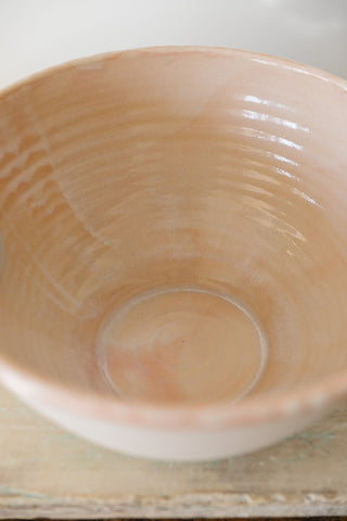 Mixing Bowl, LG White and Pink