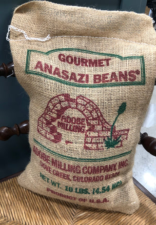 Anasazi beans burlap 10 lb.