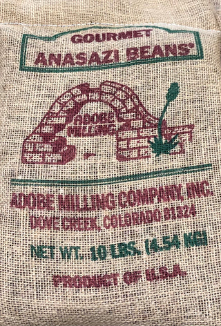Anasazi beans burlap 10 lb.