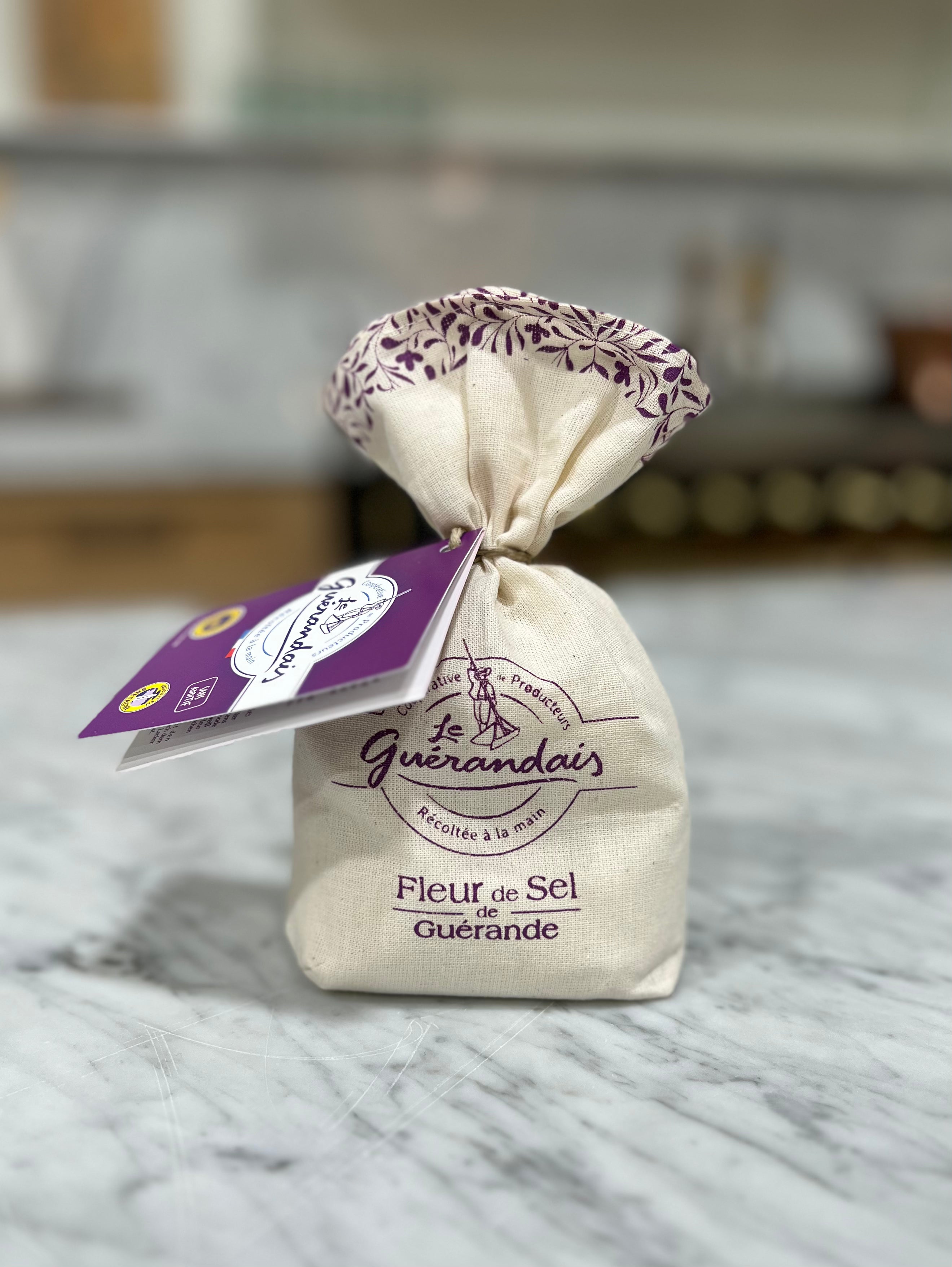 Fleur de Sel Finishing Salt Linen Bag – The Food Nanny