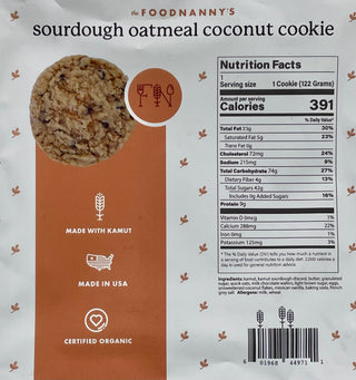 Cookie, 5-Pack Oatmeal Coconut Chocolate Chip Sourdough